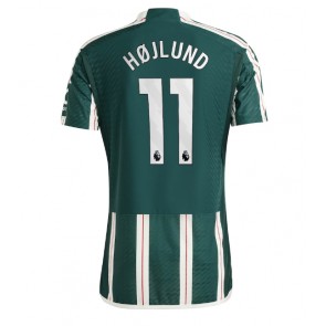 Manchester United Rasmus Hojlund #11 Venkovní Dres 2023-24 Krátký Rukáv